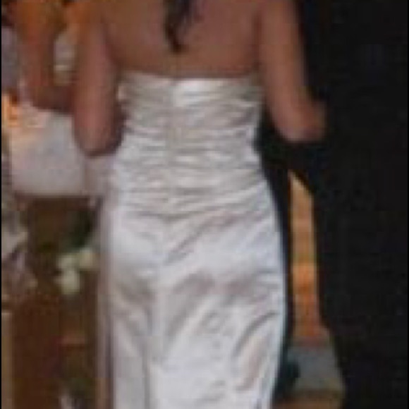 Gold Bill Levkoff gown - Picture 3 of 4